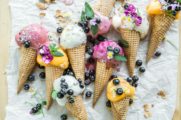 Ice cream preparation